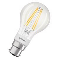 Ledvance Chytrá LED filamentová žárovka SMART+ BT, B22, A60, 6W, 806lm, 2700K, teplá bílá, čirá SMART+ BLUETOOTH 4058075486201