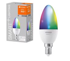 Ledvance LED RGBW Stmívatelná žárovka SMART+ E14/5W/230V 2700K-6500K - Ledvance