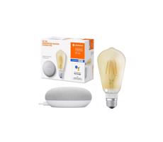 Ledvance Ledvance - Inteligentní reproduktor Google Nest Mini + LED Žárovka SMART+ E27