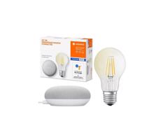 Ledvance Ledvance - Inteligentní reproduktor Google Nest Mini Wi-Fi + LED Žárovka E27