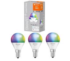 Ledvance SADA 3x LED RGBW Stmívatelná žárovka SMART+ E14/5W/230V 2700K-6500K - Ledvance