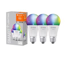 Ledvance SADA 3x LED RGBW Stmívatelná žárovka SMART+ E27/14W/230V 2700K-6500K - Ledvance