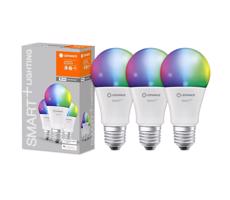 Ledvance SADA 3x LED RGBW Stmívatelná žárovka SMART+ E27/9W/230V 2700K-6500K - Ledvance