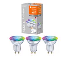 Ledvance SADA 3x LED RGBW Stmívatelná žárovka SMART+ GU10/4,9W/230V 2700K-6500K- Ledvance