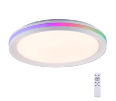 Leuchten Direkt Leuchten Direkt 15544-16-LED RGB Stmívatelné stropní svítidlo RIBBON 15W/230V+DO