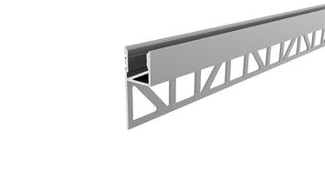 Light Impressions Reprofil dlaždicový profil svítící horní část stříbrná elox 3000 mm 975391