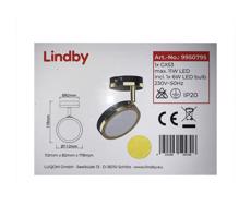 Lindby Lindby - LED Bodové svítidlo 1xG53/6W/230V