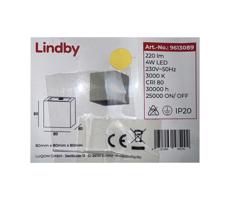 Lindby Lindby - LED Nástěnné svítidlo QUASO LED/4W/230V