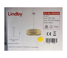 Lindby Lindby - Lustr na lanku SEBATIN 3xE27/11W/230V