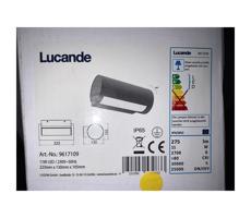 Lucande Lucande - LED Venkovní nástěnné svítidlo BOHDAN LED/11W/230V IP65