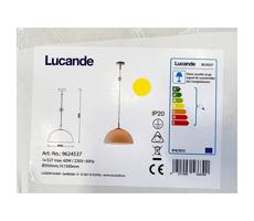 Lucande Lucande - Lustr na lanku LOURENCO 1xE27/60W/230V