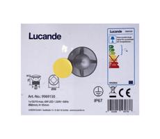 Lucande Lucande - Venkovní zápustné svítidlo EDWINA 1xGU10/6W/230V IP67