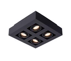 Lucide Lucide 09119/21/30 - LED Bodové svítidlo XIRAX 4xGU10/5W/230V černá