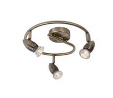 Lucide Lucide 13955/14/03 - LED bodové svítidlo CARO-LED 3xGU10/5W/230V bronz