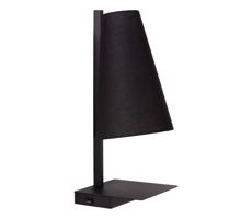 Lucide Lucide 30295/01/30 - Stmívatelná stolní lampa GREGORY 1xE27/60W/230V USB černá