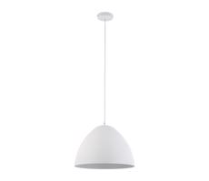 Lustr na lanku FARO 1xE27/60W/230V bílá