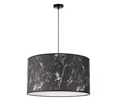 - Lustr na lanku MARBLE 1xE27/40W/230V černá/bílá