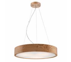 Lustr na lanku OAK 3xE27/60W/230V dub ø 47,5 cm - FSC certifikováno