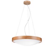 Lustr na lanku OAK SLIM 3xE27/60W/230V ø 47 cm dub