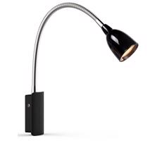 Markslöjd Markslöjd 105940 - LED Flexibilní lampička TULIP LED/2,5W/230V černá