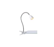 Markslöjd Markslöjd 106091 - LED Stolní lampa s klipem TULIP LED/3W/230V bílá