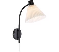 Markslöjd Markslöjd 108752 - Nástěnná lampa MIRA 1xE14/40W/230V černá/bílá