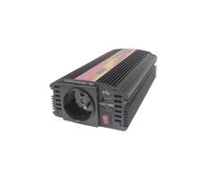 Měnič napětí 500W/12/230V + USB