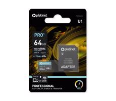 MicroSDXC 64GB U1 Pro 70MB/s + SD adaptér