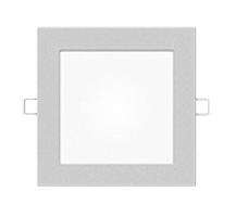 Mivvy LED podhledové svítidlo SLIM GRANITE GREY (SILVER) 200x200 mm 15W/3000K SLM20203KG Teplá bílá