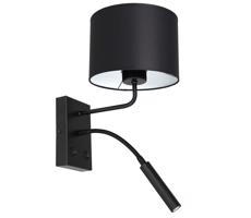 Nástěnná lampa ARDEN 1xE27/60W+1xG9/8W/230V černá/bílá