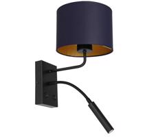 Nástěnná lampa ARDEN 1xE27/60W+1xG9/8W/230V fialová/zlatá