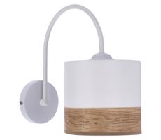 Nástěnná lampa BIANCO 1xE27/40W/230V bílá/hnědá