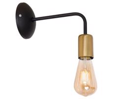 Nástěnná lampa BRENDA 1xE27/60W/230V černá/zlatá