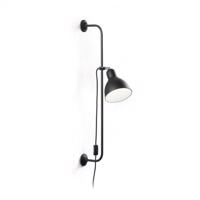 Nástěnná lampa Ideal Lux Shower AP1 nero 179643 černá