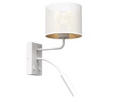 Nástěnná lampa LOFT SHADE 1xE27/60W+1xG9/8W/230V bílá/zlatá