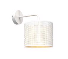 Nástěnná lampa LOFT SHADE 1xE27/60W/230V bílá/zlatá