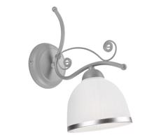 Nástěnná lampa RETRO II 1xE27/60W/230V stříbrná