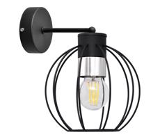 Nástěnná lampa STARLIGHT 1xE27/15W/230V černá/stříbrná