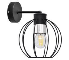 Nástěnná lampa STARLIGHT 1xE27/60W/230V černá/stříbrná