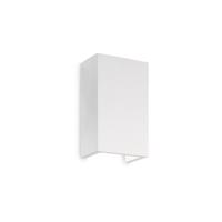 Nástěnné svítidlo Ideal Lux Flash Gesso AP1 high 214689 1x40W hranaté 18cm