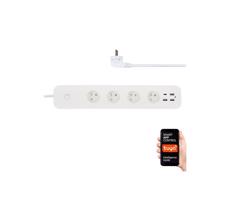 Neo  NEO 07771L- Prodlužovací kabel NEO LITE Smart 4AC+3xUSB+1xUSB C Wi-Fi Tuya