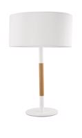 Nova Luce Elegantní stolní lampa Arrigo s přírodním dřevem NV 7605183