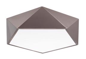 Nova Luce Kubisticky laděné stropní svítidlo Darius v různých barevných variantách - 400 x 100 mm, 4 x 10 W, bronzová NV 8186205