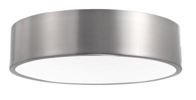 Nova Luce Moderní přisazené stropní svítidlo Finezza v několika variantách - 3 x 10 W, pr. 450 mm, nikl NV 8218404