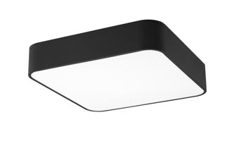 Nova Luce Moderní přisazené stropní svítidlo Ragu - 4 x 10 W, 360 x 360 mm, černá NV 866602