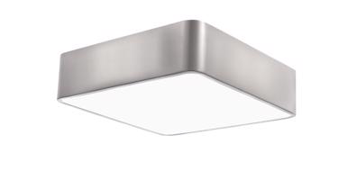 Nova Luce Moderní přisazené stropní svítidlo Ragu - 4 x 10 W, 360 x 360 mm, nikl NV 866604