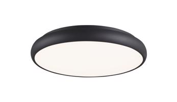 Nova Luce Moderní úzké stropní LED svítidlo Gap v bílé a černé barvě - 50 W LED, 2750 lm, pr. 510 x 90 mm, černá NV 8100984