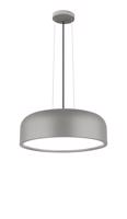 Nova Luce Stylové závěsné svítidlo Perleto v několika variantách - 3 x 10 W, pr. 480 mm, matná šedá NV 526801