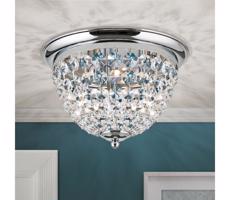 Orion Orion DLU 1840/35-Křišťálové str. svítidlo PLAFOND 3xE27/40W/230V pr.35 cm chrom