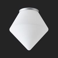 OSMONT 61259 AFRA stropní/nástěnné skleněné svítidlo stříbrná / bílá IP65 3000 K 20W LED